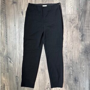 H&M Black High Waisted Zipper Pocket Trousers Pants Women US 8